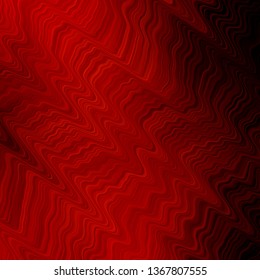 Light Red vector layout with circular arc. Abstract gradient illustration with wry lines. Template for your UI design.