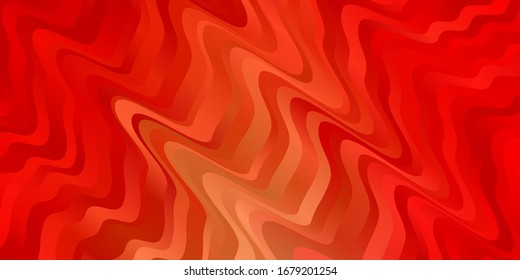 Light Red vector layout with circular arc. Gradient illustration in simple style with bows. Pattern for websites, landing pages.