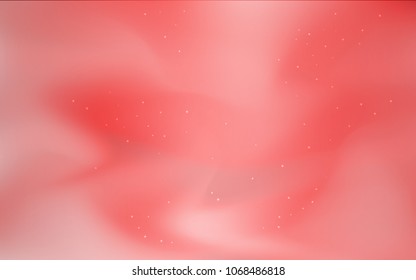 Light Red vector layout with cosmic stars. Shining colored illustration with bright astronomical stars. Pattern for futuristic ad, booklets.