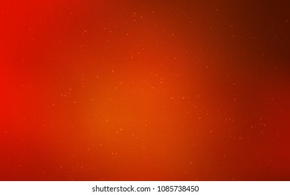 Light Red vector layout with cosmic stars. Blurred decorative design in simple style with galaxy stars. Template for cosmic backgrounds.
