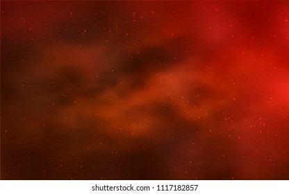 Light Red vector layout with cosmic stars. Glitter abstract illustration with colorful cosmic stars. Best design for your ad, poster, banner.