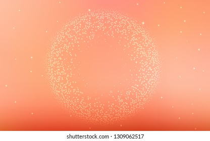 Light Red vector layout with cosmic stars. Glitter abstract illustration with colorful cosmic stars. Pattern for astrology websites.