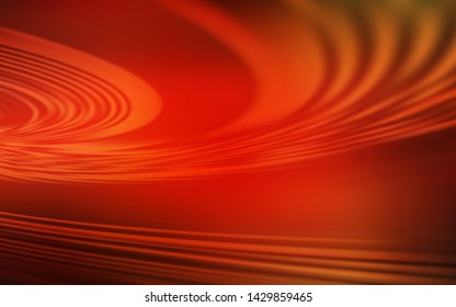 Light Red vector layout with curved lines. Glitter abstract illustration with wry lines. A completely new design for your business.