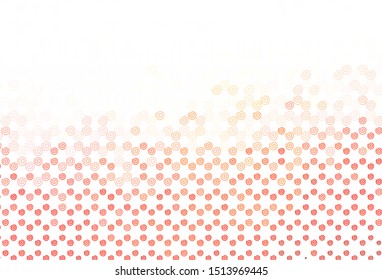 Light Red vector layout with curved lines. Geometric illustration in abstract style with gradient.  A completely new design for your business.