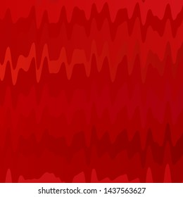 Light Red vector layout with curves. Colorful abstract illustration with gradient curves. Best design for your ad, poster, banner.