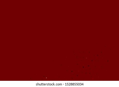 Light Red vector layout with elements of cards. Colorful gradient with signs of hearts, spades, clubs, diamonds. Pattern for leaflets of poker games, events.