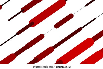 Light Red vector layout with flat lines. Blurred decorative design in simple style with lines. The pattern can be used for websites.