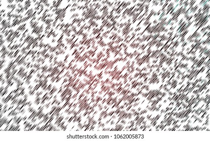 Light Red vector layout with flat lines. Blurred decorative design in simple style with lines. The pattern can be used for busines ad, booklets, leaflets