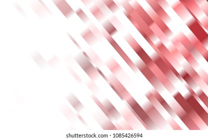 Light Red vector layout with flat lines. Modern geometrical abstract illustration with staves. The pattern can be used as ads, poster, banner for commercial.
