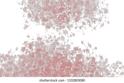 Light Red vector layout with flat lines. Modern geometrical abstract illustration with staves. The template can be used as a background.
