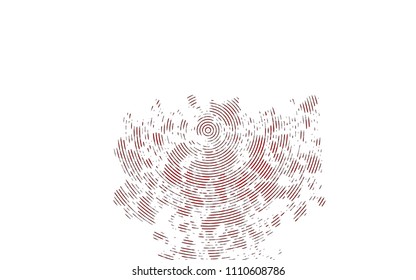 Light Red vector layout with flat lines. Decorative shining illustration with lines on abstract template. Smart design for your business advert.