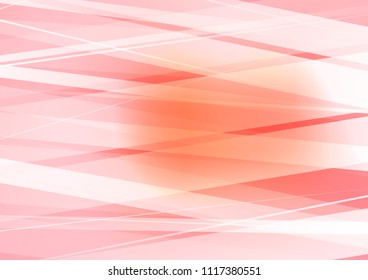 Light Red vector layout with flat lines. Lines on blurred abstract background with gradient. The pattern can be used for busines ad, booklets, leaflets
