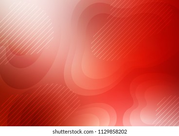 Light Red vector layout with flat lines. Modern geometrical abstract illustration with staves. Best design for your ad, poster, banner.