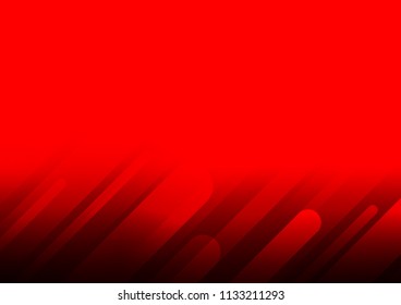 Light Red vector layout with flat lines. Decorative shining illustration with lines on abstract template. The pattern can be used for websites.