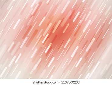 Light Red vector layout with flat lines. Glitter abstract illustration with colored sticks. The template can be used as a background.