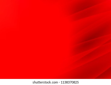 Light Red vector layout with flat lines. Decorative shining illustration with lines on abstract template. The pattern can be used for busines ad, booklets, leaflets