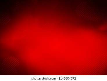 Light Red vector layout with flat lines. Lines on blurred abstract background with gradient. Best design for your ad, poster, banner.