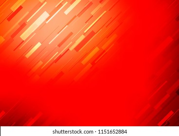 Light Red vector layout with flat lines. Decorative shining illustration with lines on abstract template. Best design for your ad, poster, banner.