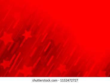 Light Red vector layout with flat lines. Lines on blurred abstract background with gradient. The pattern can be used for websites.