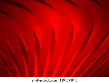 Light Red vector layout with flat lines. Shining colored illustration with narrow lines. Smart design for your business advert.