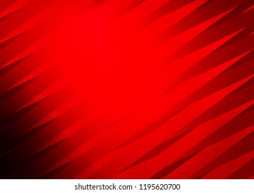 Light Red vector layout with flat lines. Modern geometrical abstract illustration with staves. Smart design for your business advert.
