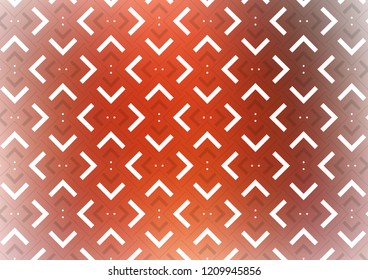 Light Red vector layout with flat lines. Decorative shining illustration with lines on abstract template. The pattern can be used as ads, poster, banner for commercial.