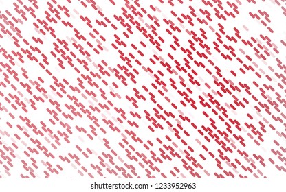 Light Red vector layout with flat lines. Blurred decorative design in simple style with lines. Pattern for websites, landing pages.