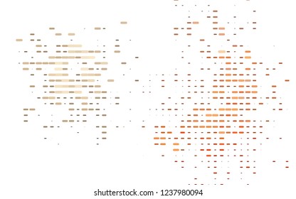 Light Red vector layout with flat lines. Decorative shining illustration with lines on abstract template. Best design for your ad, poster, banner.