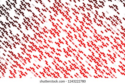 Light Red vector layout with flat lines. Shining illustration with lines on abstract template. Smart design for your business advert.