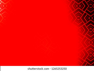 Light Red vector layout with flat lines. Glitter abstract illustration with colored sticks. Pattern for ads, posters, banners.
