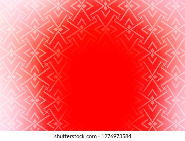 Light Red vector layout with flat lines. Glitter abstract illustration with colored sticks. Pattern for websites, landing pages.