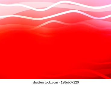 Light Red vector layout with flat lines. Modern geometrical abstract illustration with staves. The pattern can be used for busines ad, booklets, leaflets
