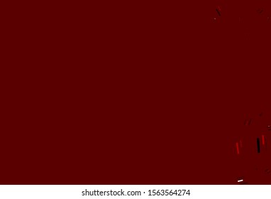 Light Red vector layout with flat lines. Glitter abstract illustration with colored sticks. Pattern for websites, landing pages.