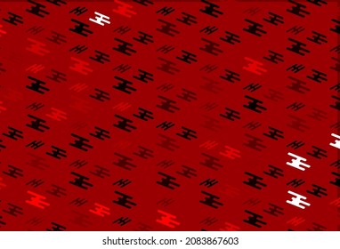 Light Red vector layout with flat lines. Shining colored illustration with narrow lines. Pattern for business booklets, leaflets.