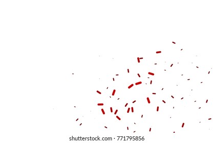 Light Red vector layout with flat lines. Capsules on blurred abstract background with gradient. The pattern can be used for medical ad, booklets, leaflets