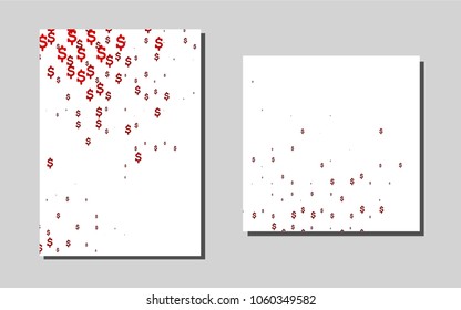 Light Red vector layout for Leaflets. Blurred decorative design in abstract style with textbox. Pattern for ads, leaflets, labels of your business.