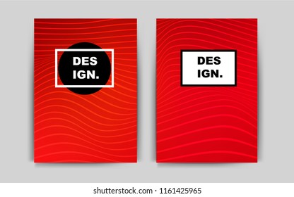 Light Red vector layout for Leaflets. Modern abstract design concept with colorful gradient. Completely new template for your brand book.