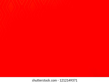 Light Red vector layout with lines, rectangle. Glitter abstract illustration with colorful lines, rhombuses. Pattern for ads, posters, banners.