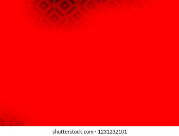 Light Red vector layout with lines, rectangle. Colorful lines, squares on abstract background with gradient. Best design for your ad, poster, banner.