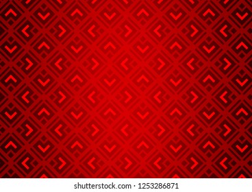Light Red vector layout with lines, rectangle. Colorful lines, squares on abstract background with gradient. Pattern for business booklets, leaflets.