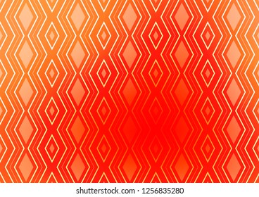 Light Red vector layout with lines, rectangle. Colorful lines, squares on abstract background with gradient. Pattern for business booklets, leaflets.