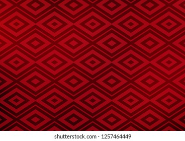 Light Red vector layout with lines, rectangle. Glitter abstract illustration with colorful lines, rhombuses. Best design for your ad, poster, banner.