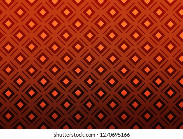 Light Red vector layout with lines, rectangle. Colorful decorative design in simple style with lines, rhombuses. Best design for your ad, poster, banner.