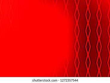 Light Red vector layout with lines, rectangle. Colorful illustration with lines, cubes on abstract template. Smart design for your business advert.
