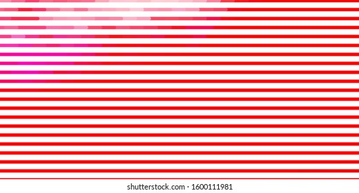 Light Red vector layout with lines. Gradient illustration with straight lines in abstract style. Pattern for booklets, leaflets.