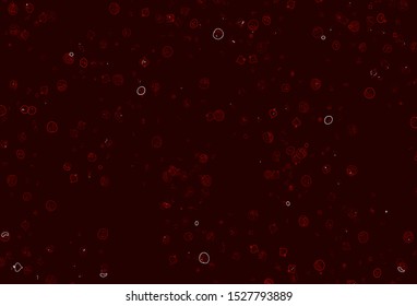 Light Red vector layout with restaurant food. Beautiful colorful illustration with food in doodle style. Template for meal cooking in kitchen.