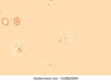 Light Red vector layout with restaurant food. Illustration with set of fresh food in doodle style. Design for ad, poster, banner of cafes or restaurants.