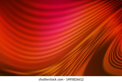 Light Red vector layout with wry lines. Colorful illustration in abstract style with gradient. Abstract design for your web site.