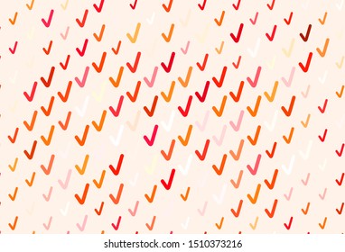 Light Red vector layout with wry lines. A completely new colorful illustration in simple style. The best colorful design for your business.