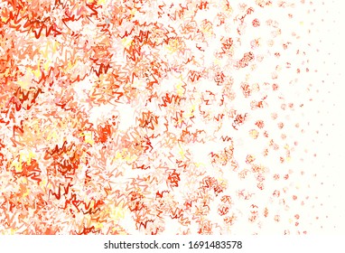 Light Red vector layout with wry lines. Colorful illustration in simple style with gradient. Abstract style for your business design.